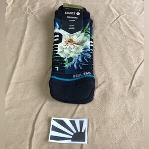 Stance Performance Mid Cushion Vigor Black M: 9-13 L